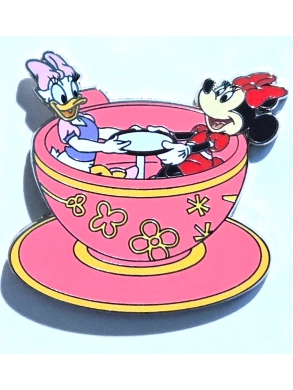 2024 Disney Parks Pin Minnie Mouse Daisy Duck Teacup Mad Hatter Tea Party